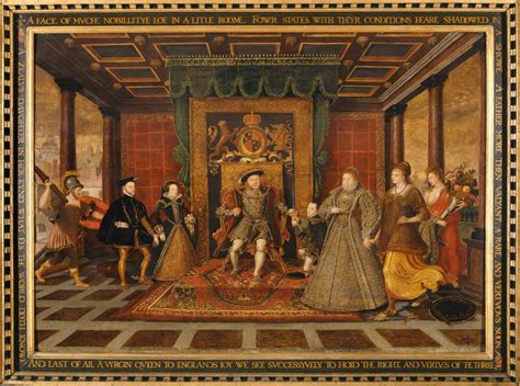 allegory of the tudor succession the family of henry viii|tudor succession art.